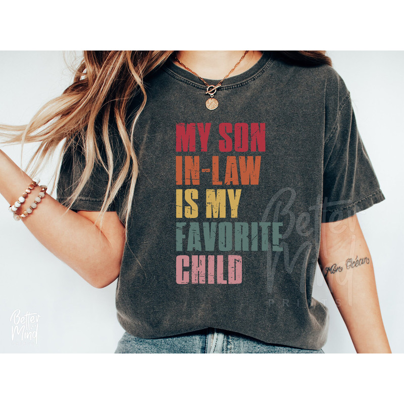 My Son In Law Is My Favorite Child Svg, Funny Son Svg, Mother In Law Matching Svg, Gift For Mother In Law, Svg files for Cricut - 4.jpg