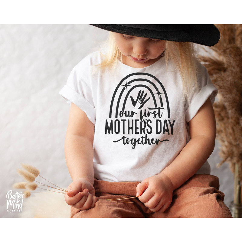 Our First Mothers Day Together SVG PNG, Mother's Day 2023 Svg, Mommy and Me Svg, Mothers day gift svg, Cricut, Silhouette, Instant download - 2.jpg