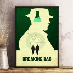 breaking bad wall art, movie decor, movie decoration, movie print, breaking bad poster