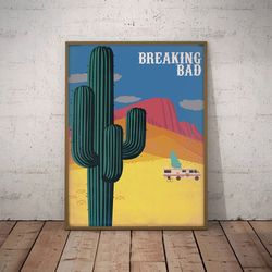 Movie Decor, Breaking Bad Poster, Breaking Bad Wall Art, Movie Decoration, Movie Print