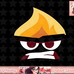 disney pixar inside out angry face halloween png, instant download
