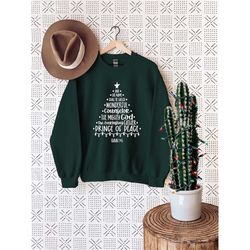 religious christmas sweatshirt, faith sweater, christmas gifts, christian gift,  jesus quotes hoodie