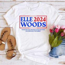 elle woods 2024 election t-shirt, president vote shirt, funny elect outfit, lawyer shirt, president movie shirt