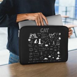 cat graphics laptop sleeve-laptop case macbook air,macbook air case,macbook case,macbook pro case,cat macbook pro case,c