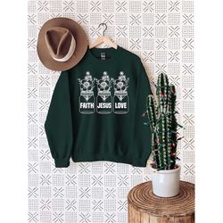 christian t-shirt, faith jesus love, christian gift, jesus sweatshirt, religious gift, funny christian tee, church t-shi