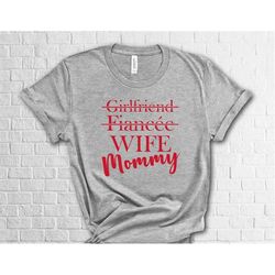 wife mommy shirt, mommy t-shirt for wife, gift for wife, new mommy, mother's day gift, new mom gift, baby shower gift, m