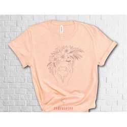 flower woman face shirt, abstract women face shirt, woman face shirt, line art shirt, face line shirt, plant woman, flow