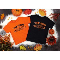 the boo crew shirt, halloween matching shirt, halloween gift for cousin, ghost shirt, group halloween shirt, toddler hal