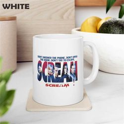 scream movie mug -scream mug,scream cup,scream coffee mug,scream coffee cup,scream movie merch,michael myers coffee mug,