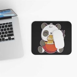 kawaii ramen panda mouse pad -kawaii mouse pad,cute mouse pad,aesthetic mouse pad,kawaii desk mat,kawaii mouse mat,kawai
