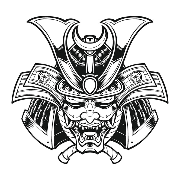 Samurai Svg, Ninja Svg, Samurai Mask Svg, Samurai Warrior Sv | Inspire ...