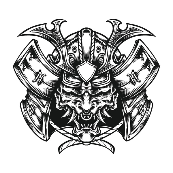 Samurai Svg, Ninja Svg, Samurai Mask Svg, Samurai Warrior Sv | Inspire ...