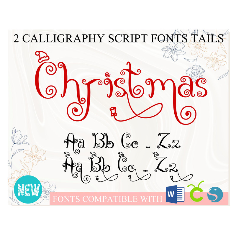 Christmas font Tails 1.jpg
