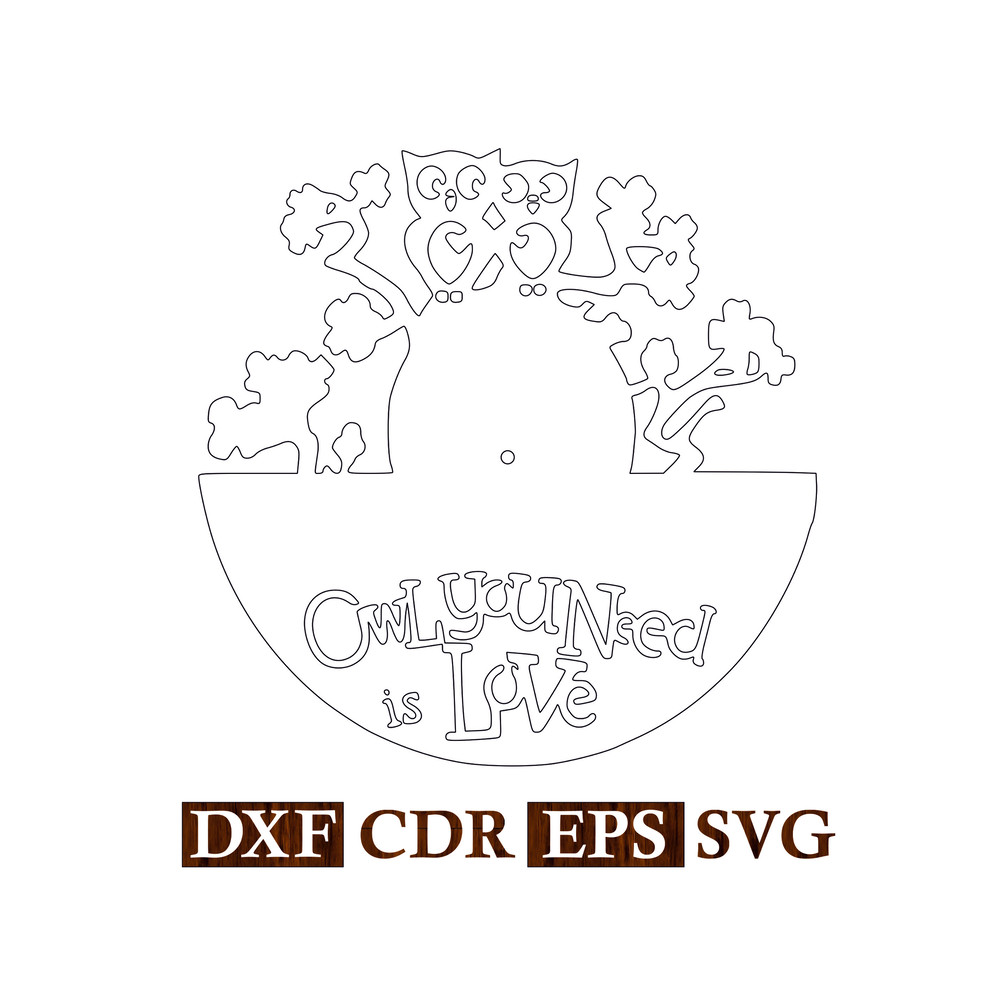 Wall Clock Owls Vector 2.jpg