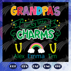 grandpa svg, grandpa lucky charms, papa svg, daddy svg, fathers day svg, father svg, fathers day gift, gift for papa, fa