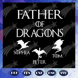 father of dragons, papa life, papa birthday, love papa life, father's day gift, happy father's day, trending svg, files