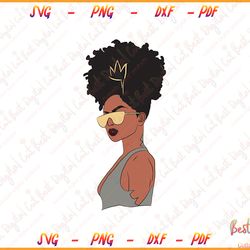 kings are born in april  april girl svg,  born in april black girl svg, black women svg, black afro woman svg, strong bl