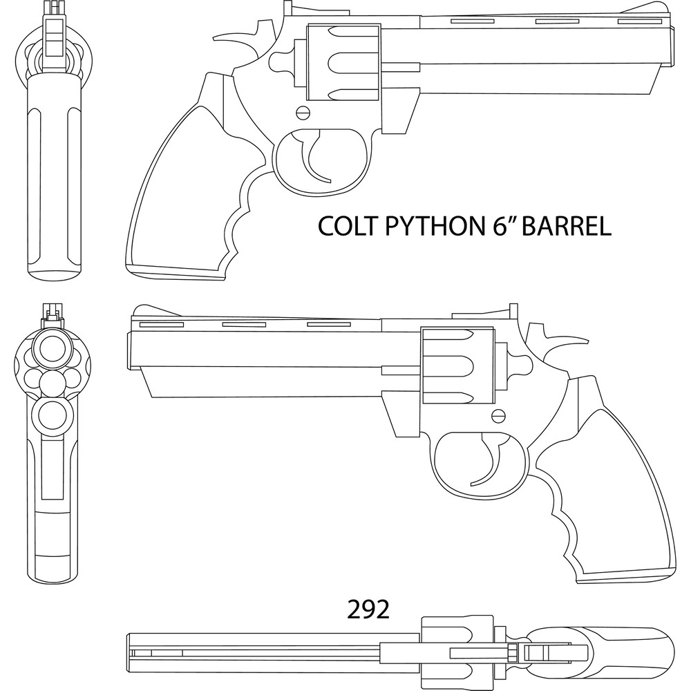 COLT PYTHON 6 BARREL line art VECTOR FILE.jpg