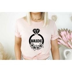 floral bride shirt, bachelorette party tee, bridal party clothing, bride gift ideas, future mrs shirt, bride to be gift
