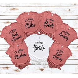 bachelorette shirts,bride shirt,bridesmaid gift,wedding party gift,bride squad bridesmaid shirt,bachelorette party shirt