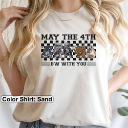 may the 4th be with you shirt, may the fourth be with you star wars shirt, star wars characters, disney matching shirt,