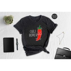 chili pepper shirt, chili shirts, mexican chili tee, hot pepper lover tee, mexican pepper shirt, funny food shirt, mexic