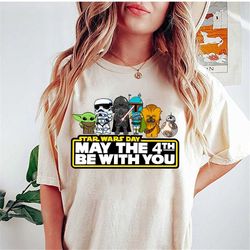 may the 4th be with you shirt, mickey and friends shirt, disneyland trip, may the 4th be with you shirt, star wars disne
