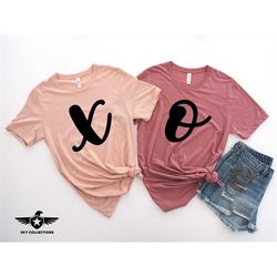 xo shirt, couples gift, couples shirt, love couple shirt, valentines day gift, anniversary gift, funny valentine tee, ki