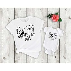 Our First Mothers Day Shirts, Mothers Day Shirt, Mom And Me Shirts, Mom And Baby Matching Shirts, Mothers Day Gift, Firs