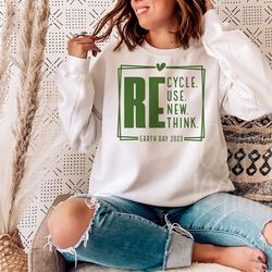 recycle reuse renew rethink svg png, earth day 2023, save our planet earth svg, recyc