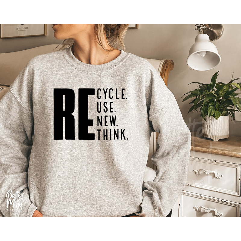 Recycle Reuse Renew Rethink SVG PNG, Earth Day 2023, Recycle Shirt Png, Environment T Shirt Svg, Save Our Planet Earth Svg, Digital Download - 3.jpg