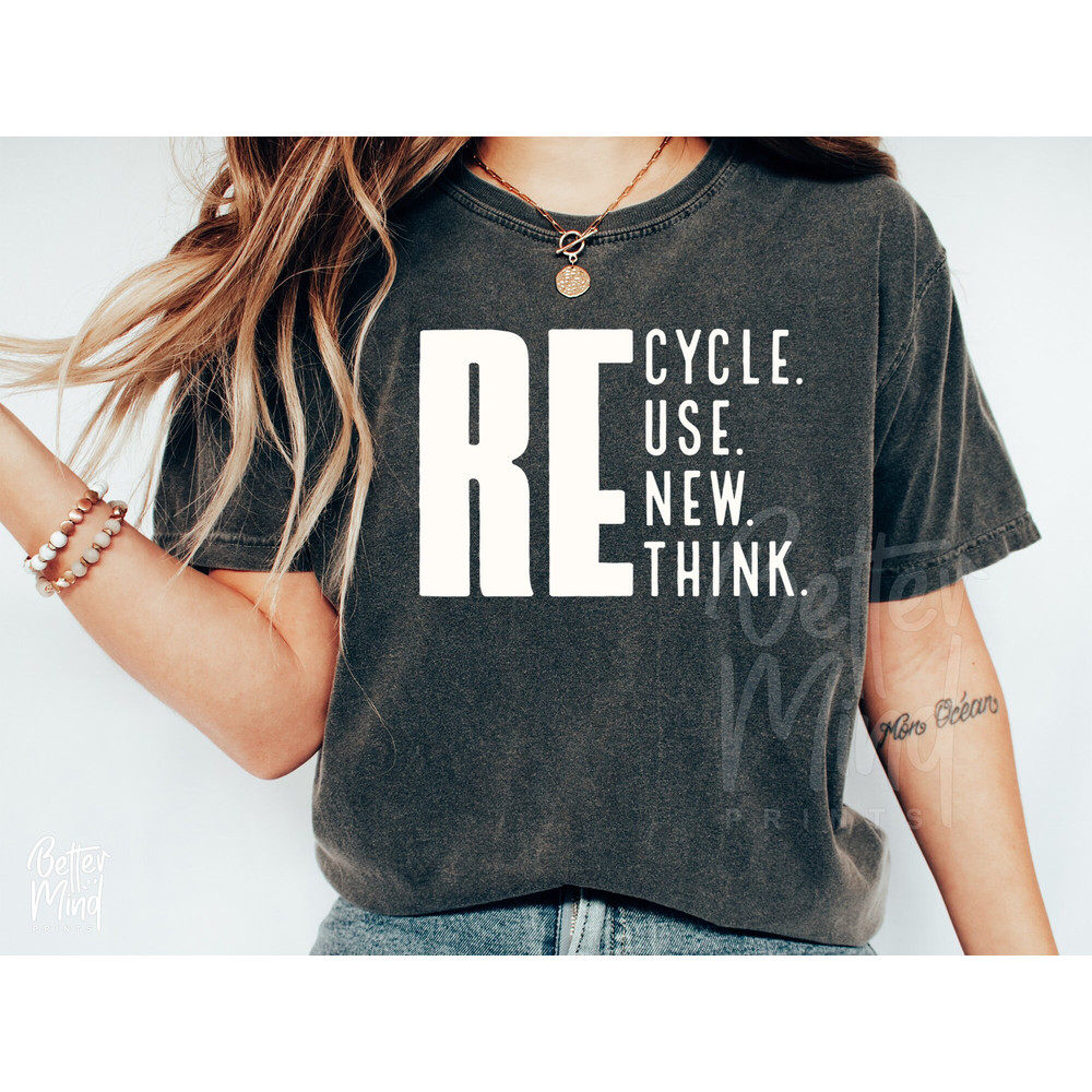 Recycle Reuse Renew Rethink SVG PNG, Earth Day 2023, Recycle Shirt Png, Environment T Shirt Svg, Save Our Planet Earth Svg, Digital Download - 4.jpg
