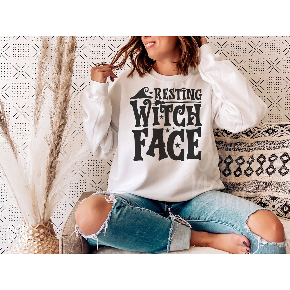 Resting Witch Face SVG PNG, Halloween Svg, Witch Svg, Halloween Costume Svg,Halloween Shirt svg, Witch Shirt SVG, Cricut Cut Files - 2.jpg