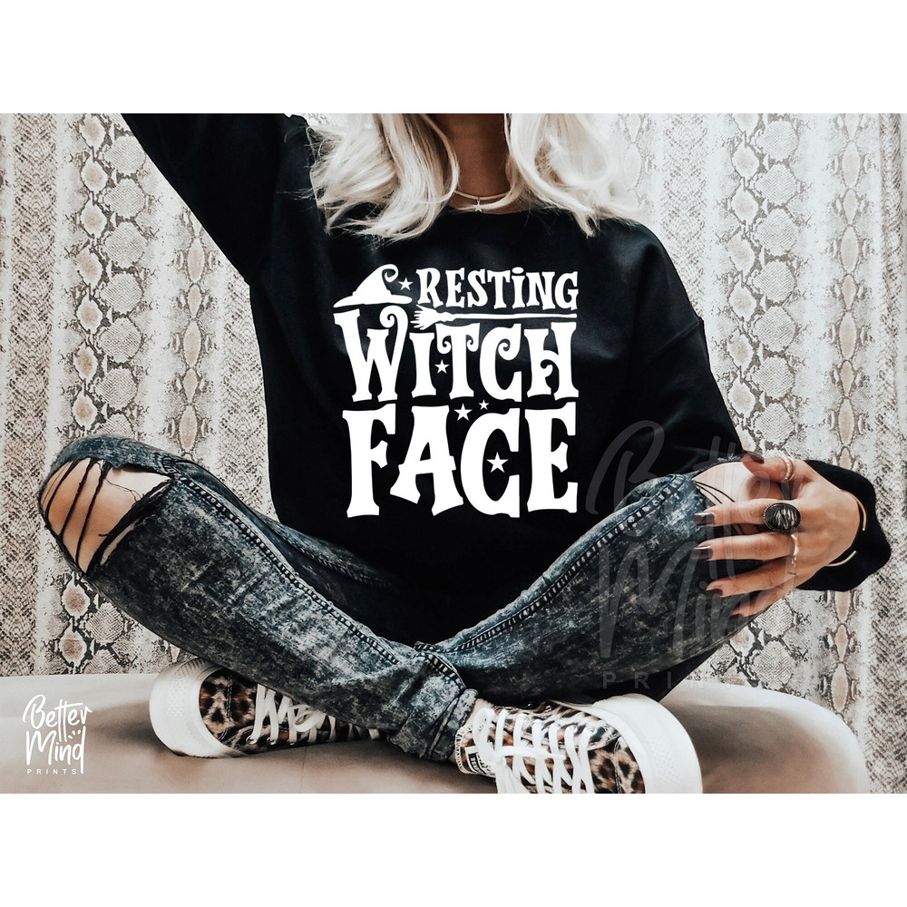 Resting Witch Face SVG PNG, Halloween Svg, Witch Svg, Halloween Costume Svg,Halloween Shirt svg, Witch Shirt SVG, Cricut Cut Files - 3.jpg
