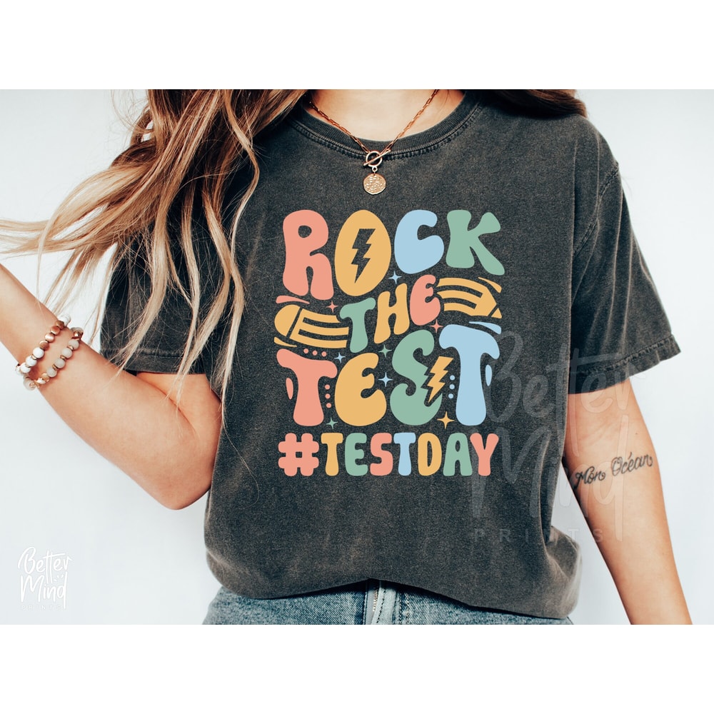 Rock the Test SVG, Testing Svg, Positive Svg, Testing Squad Svg, Teacher Shirt Svg, Testing Coordinator Svg, Test Day PNG, Test Day SVG - 1.jpg