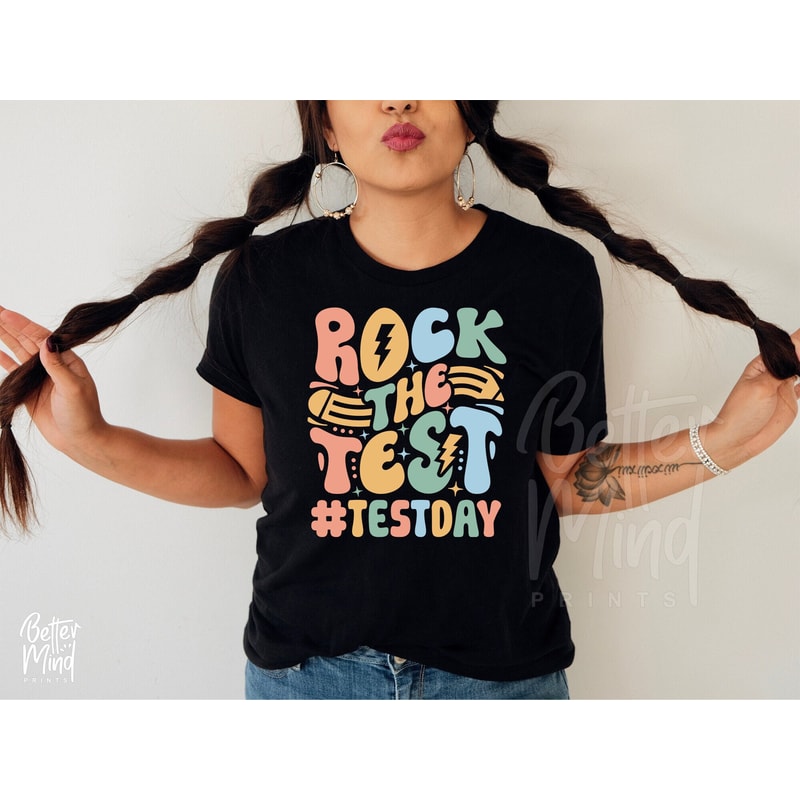 Rock the Test SVG, Testing Svg, Positive Svg, Testing Squad Svg, Teacher Shirt Svg, Testing Coordinator Svg, Test Day PNG, Test Day SVG - 2.jpg