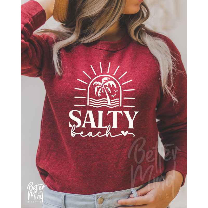 Salty Beach Svg Files For Cricut, Beach SVG PNG PDF, Vacation Svg, Road Trip Svg, Summer Svg, Girls Trip, Vacay, Mode Svg, Cruising Svg - 2.jpg