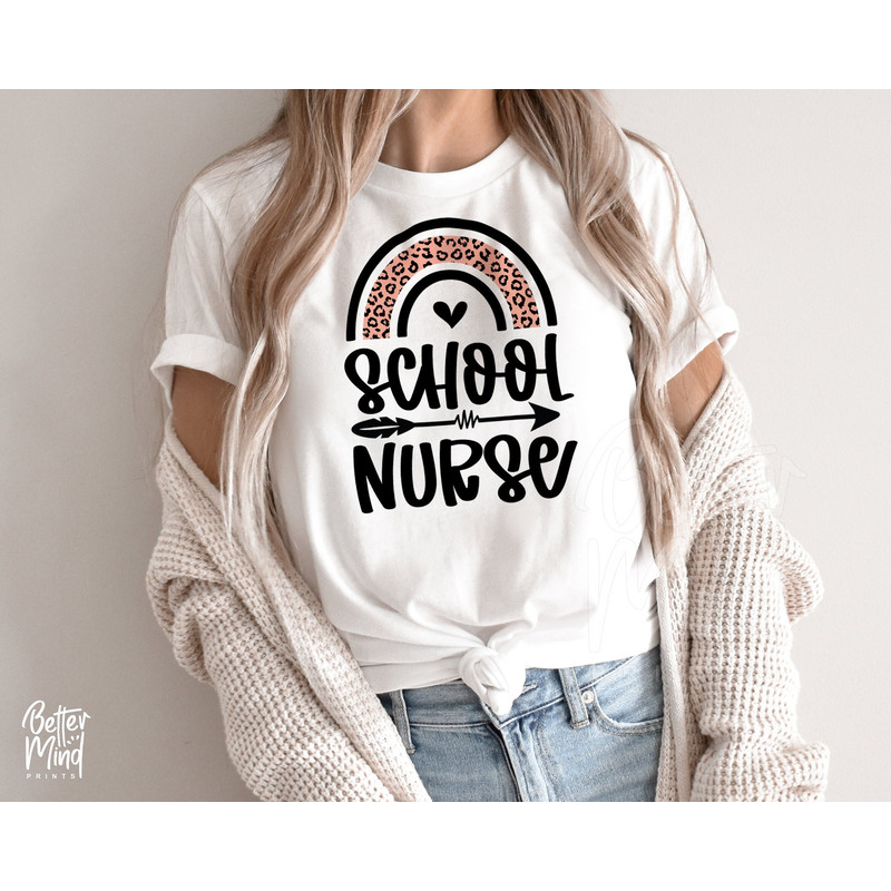 School Nurse SVG PNG PDF, Nursing Svg, Typography svg, Nurse shirt svg, School nurse svg, Nurse shirt svg, Cut files, Instant Download - 1.jpg