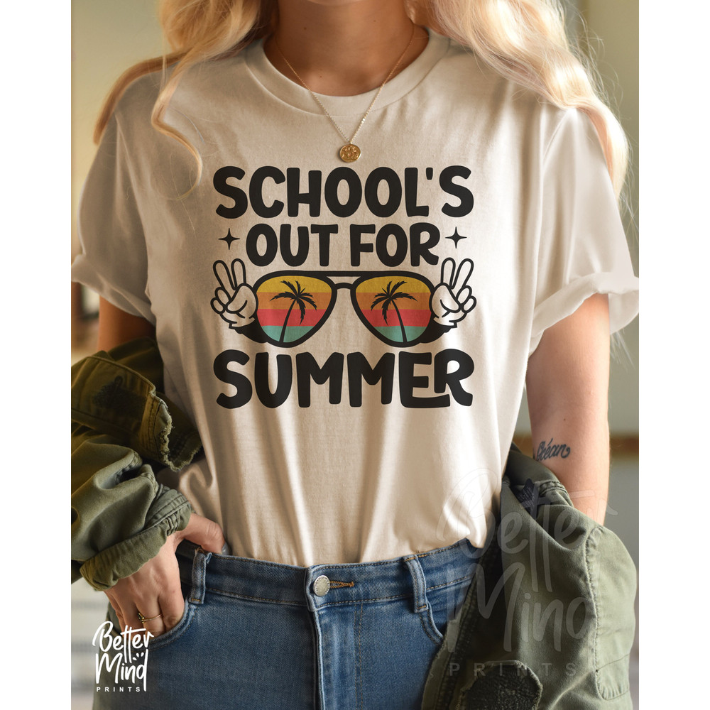 Schools Out For Summer SVG PNG, Teacher Life Svg, Funny Teacher Svg, Cricut, Cut File, Digital Download, Last Day Of School, Silhouette, - 2.jpg