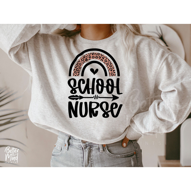 School Nurse SVG PNG PDF, Nursing Svg, Typography svg, Nurse shirt svg, School nurse svg, Nurse shirt svg, Cut files, Instant Download - 4.jpg