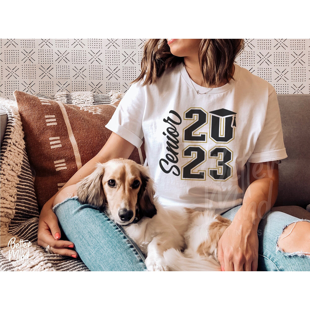 Senior 2023 SVG, Graduation 2023 SVG, Class of 2023 SVG, High School Shirt Svg, University Silhouette Png, Eps, Senior shirt 2023 cut files - 1.jpg