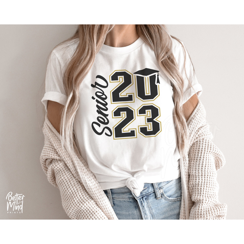 Senior 2023 SVG, Graduation 2023 SVG, Class of 2023 SVG, High School Shirt Svg, University Silhouette Png, Eps, Senior shirt 2023 cut files - 3.jpg