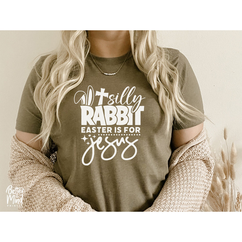 Silly Rabbit Easter is for Jesus SVG, Cute Easter svg, Funny Easter Shirt svg, Funny Easter svg, Cute Easter Shirt svg, Svg files for Cricut - 4.jpg