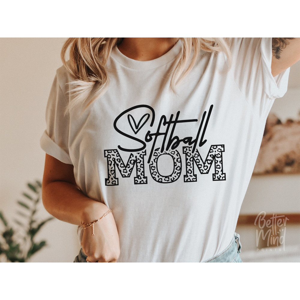 Softball Mom SVG PNG EPS, Mom Svg, Softball Mom Shirt Sports Svg, Cheetah Print Svg, Mom Life Svg, Game Day Svg, Softball Mom Svg File - 1.jpg