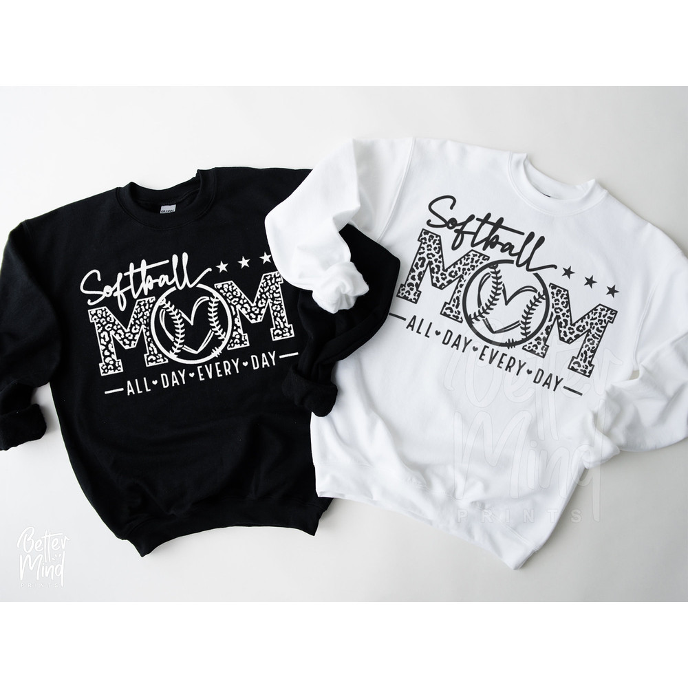 Softball Mom SVG, Softball Mom PNG, Softball Mom Leopard Print Tshirt Svg, Coffee Mug Or Tumbler, Cricut, Silhouette, Sublimation - 6.jpg