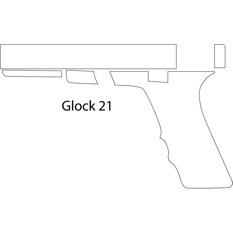 Glock 21gun blank template line art vector file.jpg