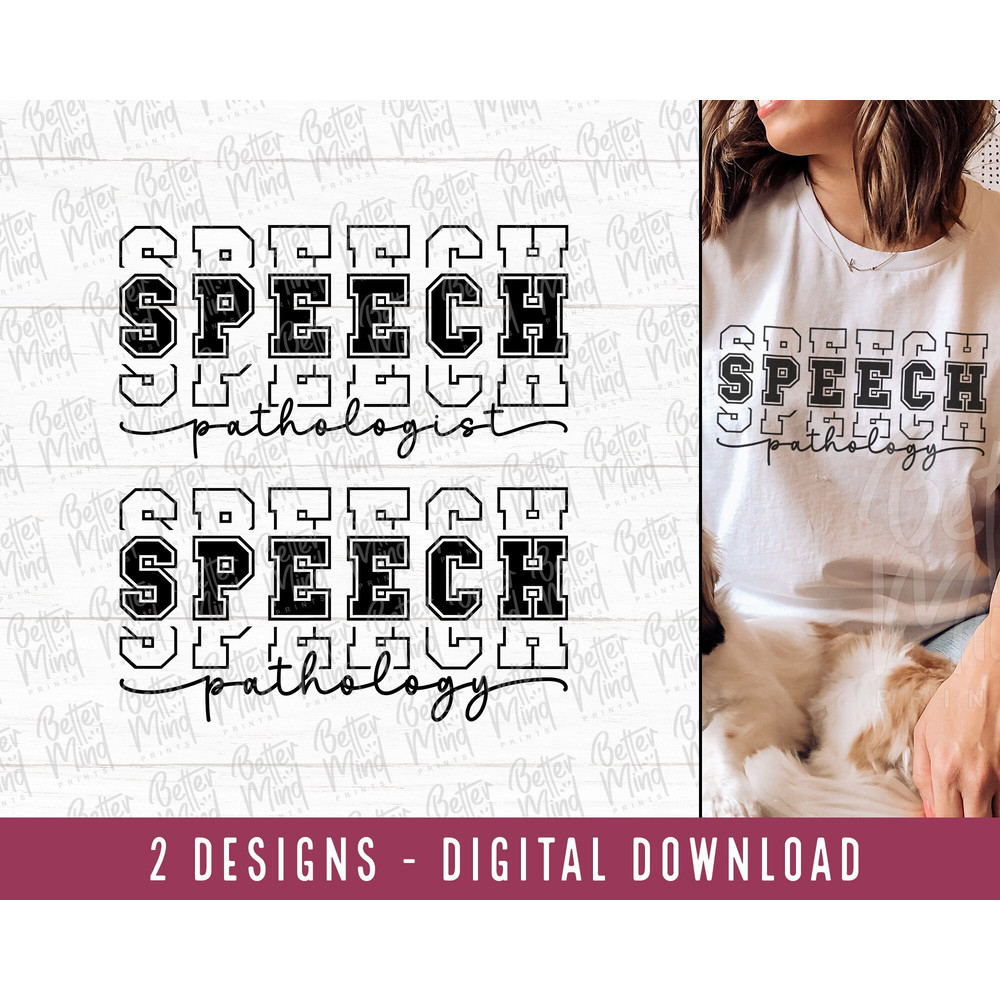Speech Pathology Svg, Speech Pathologist Svg, Speech Svg, Speech Therapist Svg, Pathology gift, Cricut Cut Files, Silhouette, Sublimation - 1.jpg