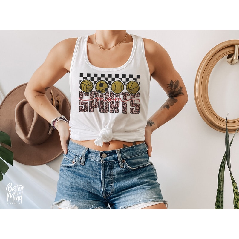 Sports Mom PNG, Sports Mom Sublimation, Game Day Png, Leopard Png, Ball Png, Transparent PNG File, Sublimation Design Downloads - 5.jpg