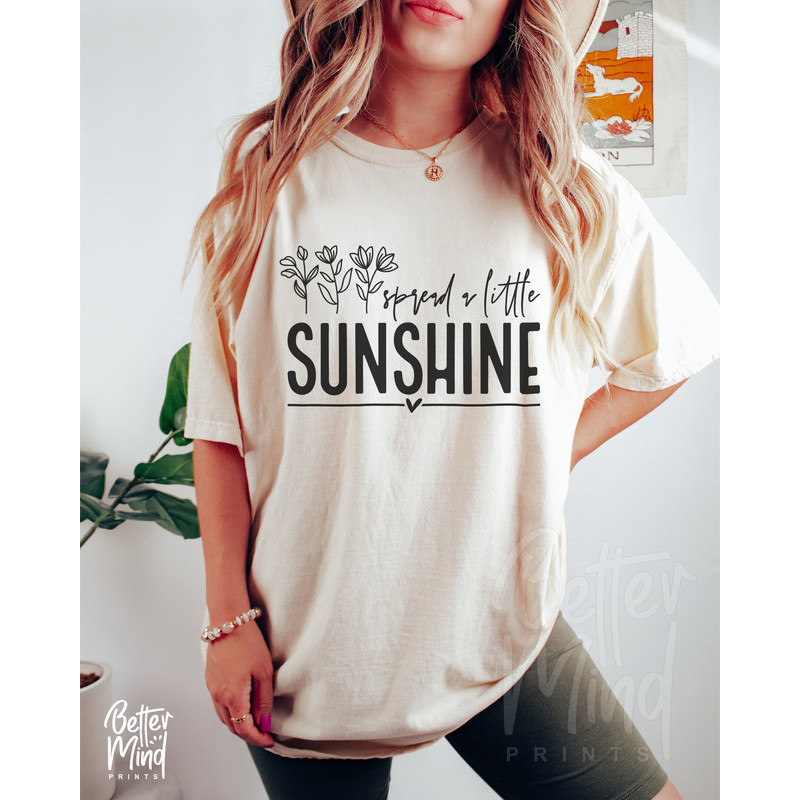 Spread a Little Sunshine SVG, Summer sunshine Svg, Hello sunshine Svg Flower Sunshine SVG, Vacation Svg, Inspirational svg, Sublimation - 2.jpg