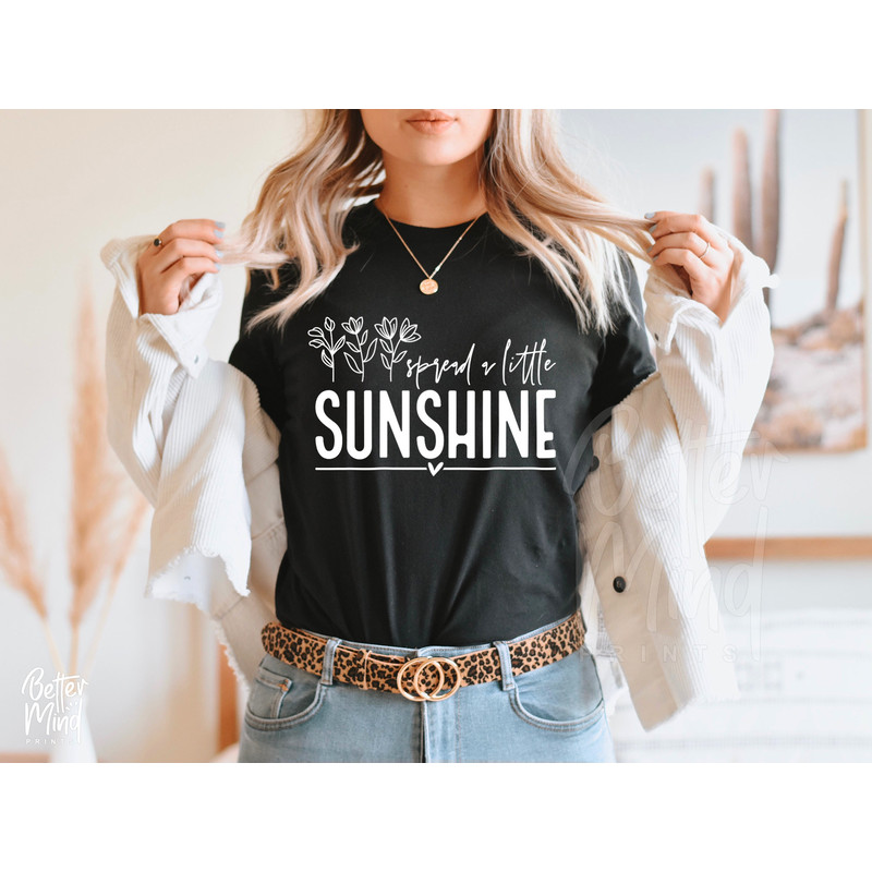 Spread a Little Sunshine SVG, Summer sunshine Svg, Hello sunshine Svg Flower Sunshine SVG, Vacation Svg, Inspirational svg, Sublimation - 4.jpg